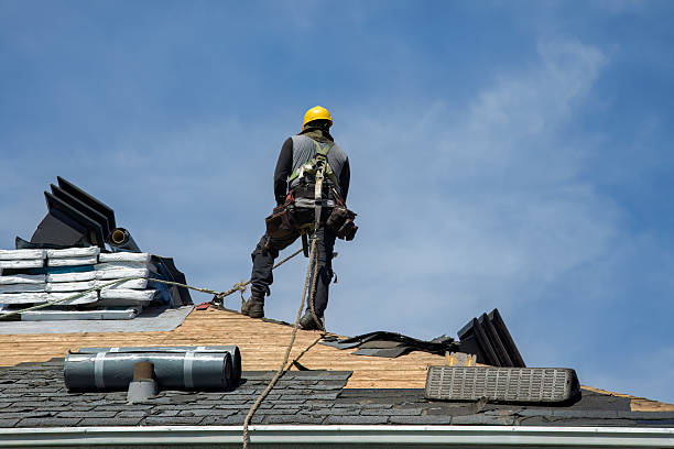 Professional Roof Installation technician working in Oak Harbor, WA